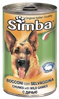 Корм для собак Simba Консервы Кусочки для собак Дичь (1.23 кг) 1 шт.