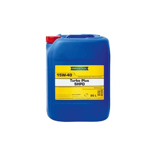 фото Моторное масло ravenol turbo plus shpd sae 15w-40 20 л