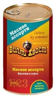 Корм для собак Вилли Хвост Консервы - Мясное ассорти (1.23 кг) 12 шт.