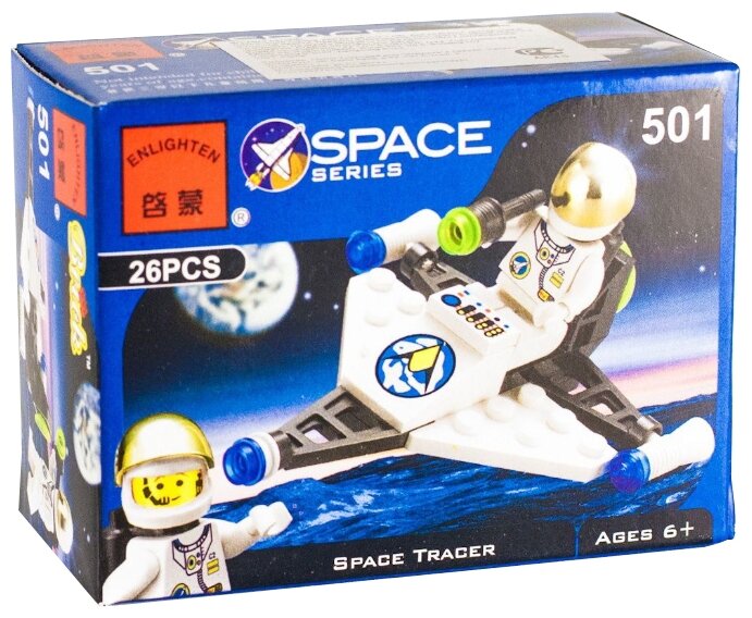 Конструктор Космолёт, 26 дет. 501