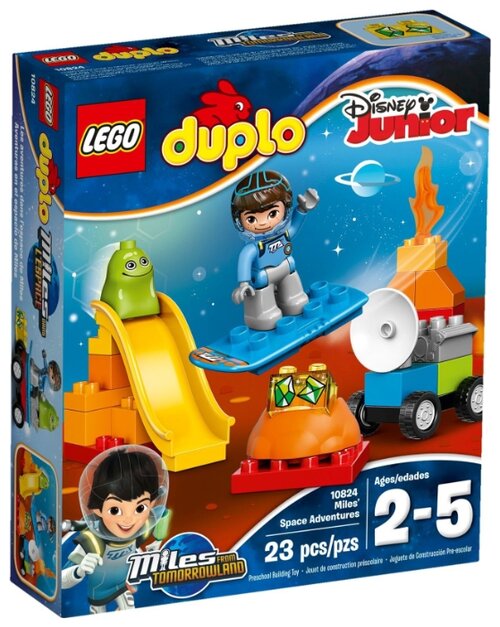 Конструктор LEGO DUPLO 10824 Космические приключения Майлза, 23 дет.