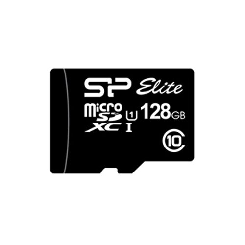 карта памяти 128gb microsd silicon power superior sp128gbstxdv3v20sp Карта памяти Silicon Power microSDXC 128 ГБ Class 10, V10, A1, UHS-I U1, R/W 75/15 МБ/с, 1 шт., черный