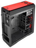 Компьютерный корпус AeroCool Dead Silence 200 Red Window Edition