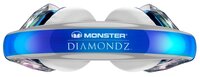 Наушники Monster DiamondZ chrome white