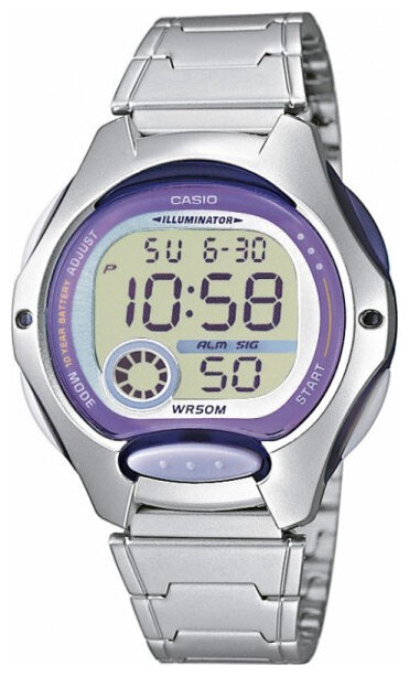 Наручные часы CASIO Collection Women LW-200D-6A, серебряный