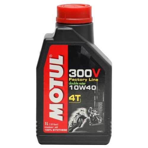Синтетическое моторное масло Motul 300V Factory Line 4T Double Ester 10W40, 4 л