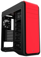 Компьютерный корпус AeroCool Dead Silence 200 Red Window Edition