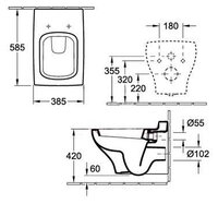 Унитаз Villeroy & Boch La Belle 562710R1