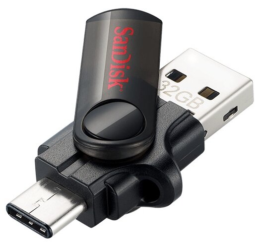 SanDisk Флешка SanDisk Dual USB Drive Type-C