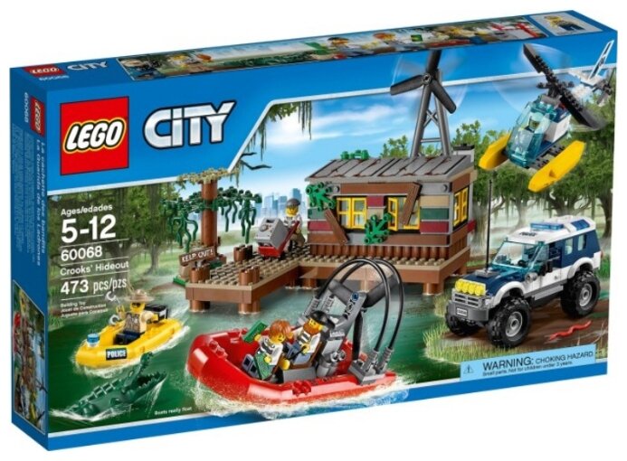 Конструктор LEGO City 60068 Секретное убежище воришек, 473 дет.