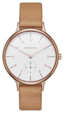 Наручные часы SKAGEN Leather, белый