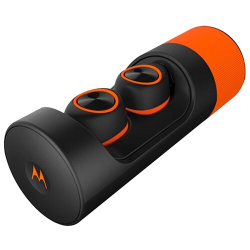 Беспроводные наушники Motorola VerveOnes+, black/orange