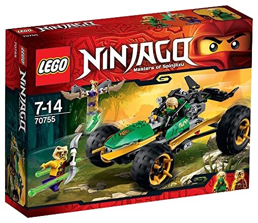 Конструктор LEGO Ninjago 70755 Тропический багги Зеленого Ниндзя, 188 дет.