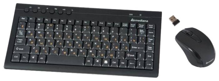Клавиатура и мышь Mediana KM-305 Black USB