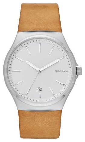 Наручные часы SKAGEN Sundby SKW6261, бежевый, серебряный