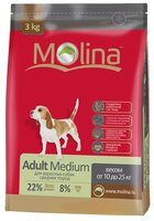 Корм для собак Molina Adult Medium (3 кг)