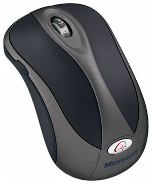 Беспроводная компактная мышь Microsoft Wireless Notebook Optical Mouse 4000 Black USB
