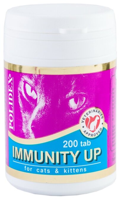 Витамины Polidex Immunity Up для кошек , 200 таб.