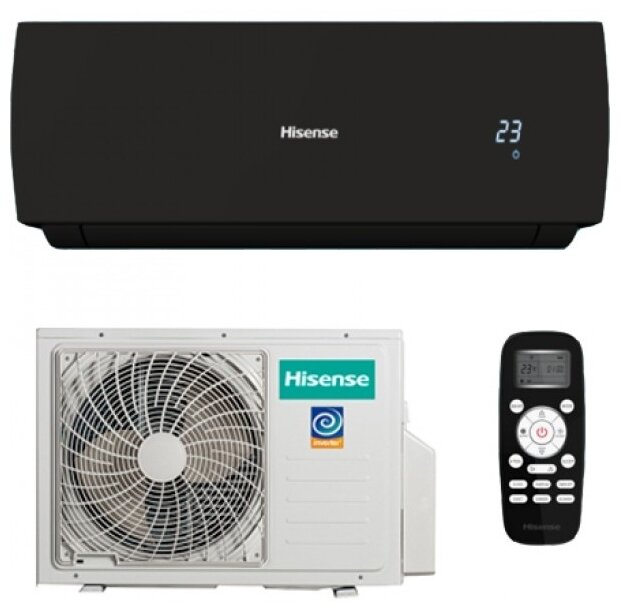 Сплит-система (кондиционер) Hisense AS-11UR4SYDDEIB1, черный + блендер