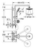 Душевая стойка Grohe Euphoria System 180 26273000