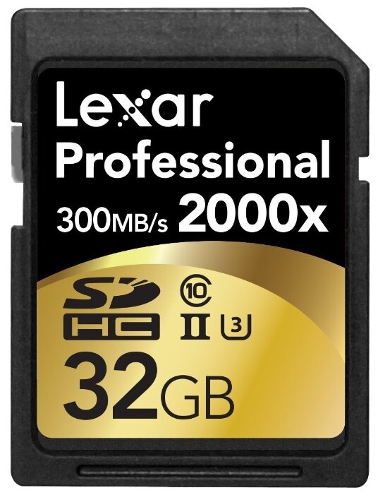 Карта памяти Lexar Professional 2000x SDHC UHS-II 32GB + SD UHS-II reader