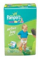 Pampers трусики Active Boy 6 (16+ кг) 2 шт.