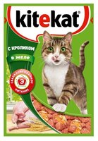 Корм для кошек Kitekat Сочные кусочки. С кроликом в желе (0.085 кг) 24 шт. 0.085 кг 24