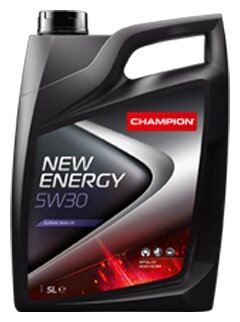 Синтетическое моторное масло Champion NEW ENERGY 5W30, 5 л