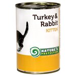 Корм для кошек Nature's Protection Консервы Kitten Turkey & Rabbit (0.4 кг) 1 шт. - изображение