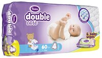 Violeta подгузники Double Care 4 (7-18 кг) 60 шт.