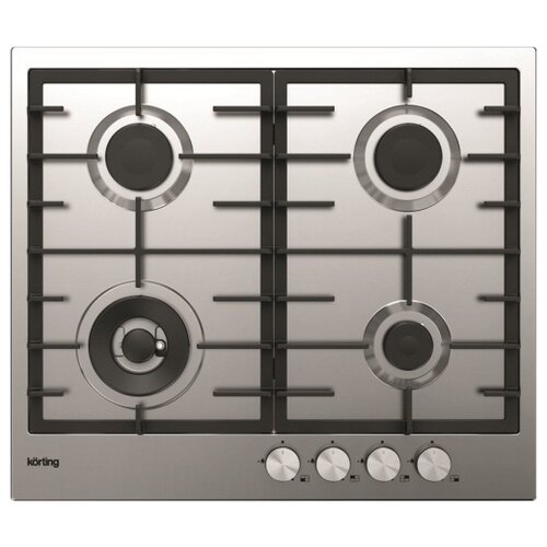 Газовая варочная панель Korting HG 630 CTX серебристый 3129000₽