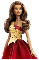 Праздничная кукла Barbie в красном платье, 29 см, DRD25