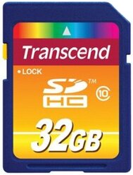 Карта памяти Transcend Premium SDHC 32Gb UHS-I Cl10, TS32GSDHC10