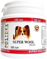 Витамины Polidex Super Wool plus для собак , 150 таб.