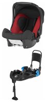 Автокресло группа 0+ (до 13 кг) BRITAX ROMER Baby-Safe Plus + Belted Base Black Thunder