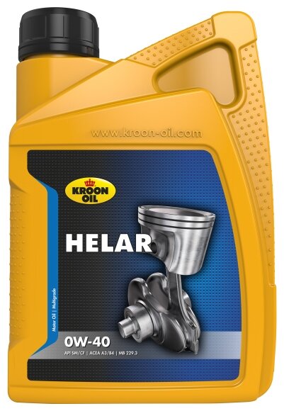 Масло моторное Helar 0W40 1L KROON OIL 02226