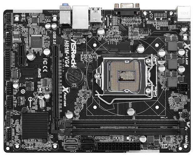 Материнская плата ASRock H81M-VG4