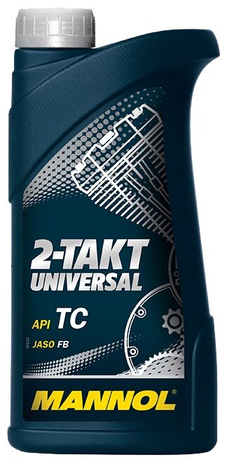 Минеральное моторное масло Mannol 2-Takt Universal