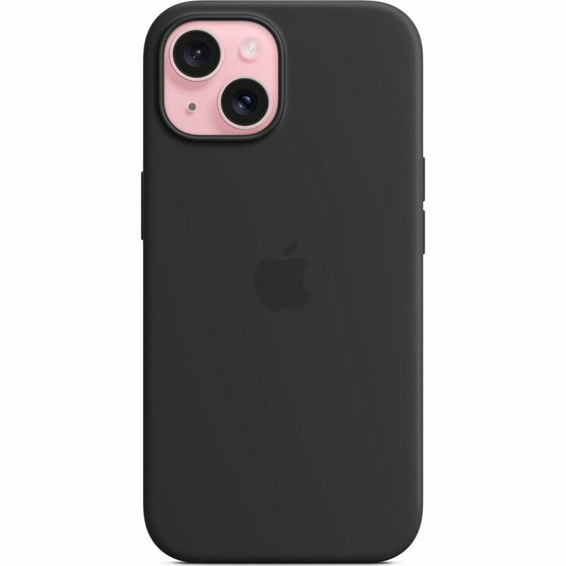 Чехол оригинальный Apple для Iphone 15 Silicone Case - Black - фото №2