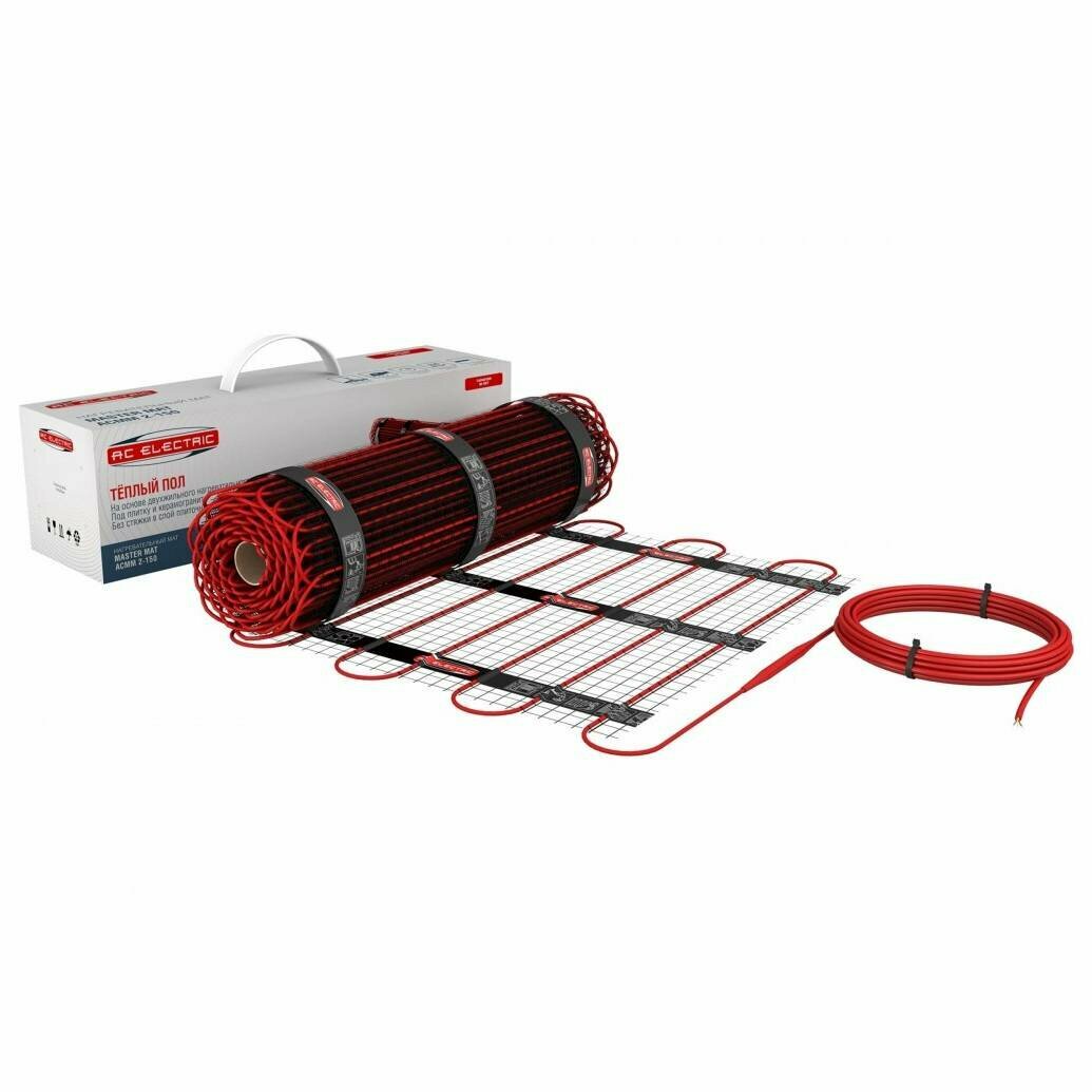 фото Мат нагревательный AC ELECTRIC ACMM 2-150-1 (комплект теплого пола)