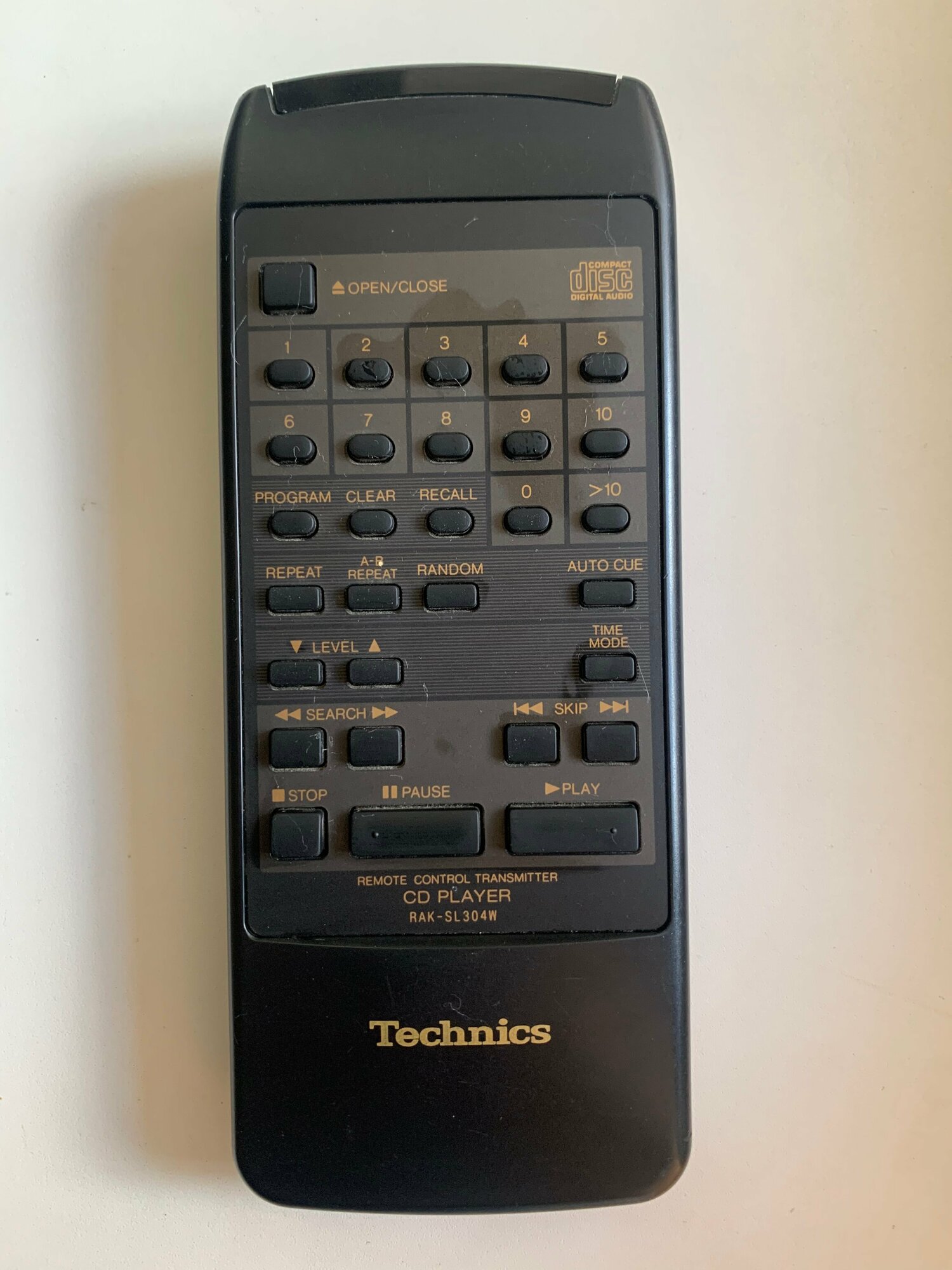 Как разобрать пульт technics