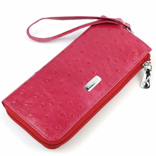 фото Кошелек sergio valentini, фактура тиснение, розовый