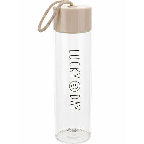 Бутылка для воды стеклянная 