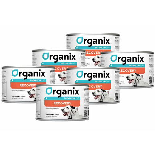 ORGANIX PREVENTIVE LINE RECOVERY для взрослых собак в период выздоровления (240 гр х 6 шт) organix для взрослых собак с индейкой и овощным ассорти 400 гр х 9 шт