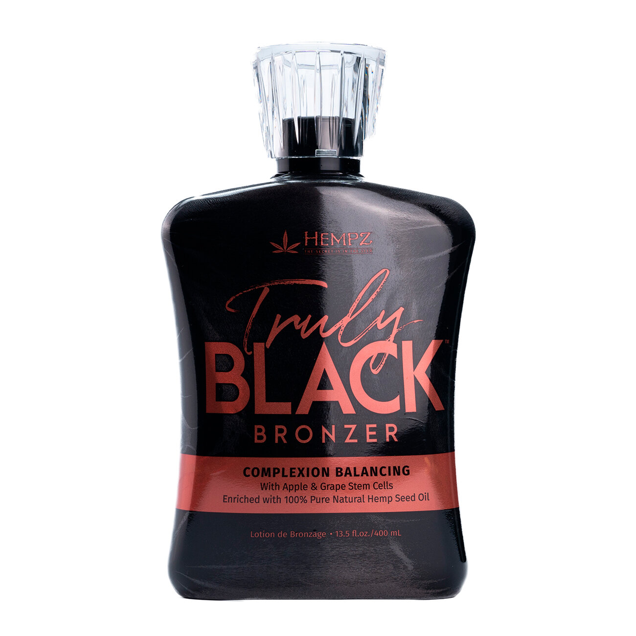 HEMPZ, Мощный балансирующий бронзатор Truly Black, 400 мл