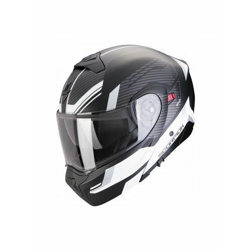 Шлем модуляр Scorpion EXO-930 EVO SIKON Черно-белый М
