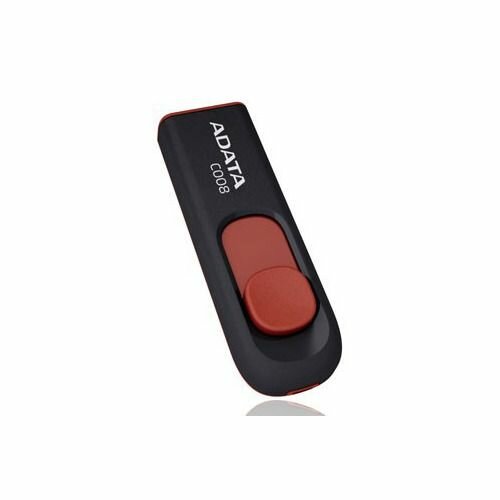 Флешка USB A-Data Classic C008 32ГБ, USB2.0, красный и черный [ac008-32g-rkd]