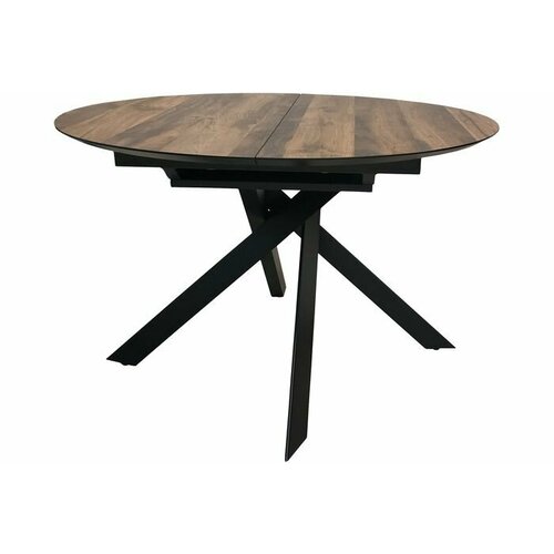 Стол Pranzo AMADEO Ножки LN дерево черный Подстолье/Столешница PARS ламинат дуб темный Др. части