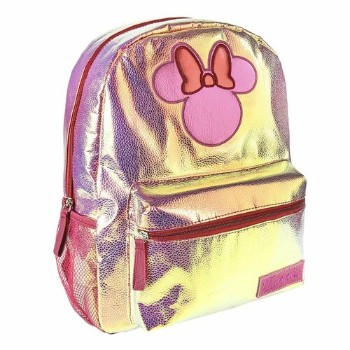 Рюкзак Минни Cerda розовый металик дошкольный легкий рюкзак смайлик для маленьких модниц