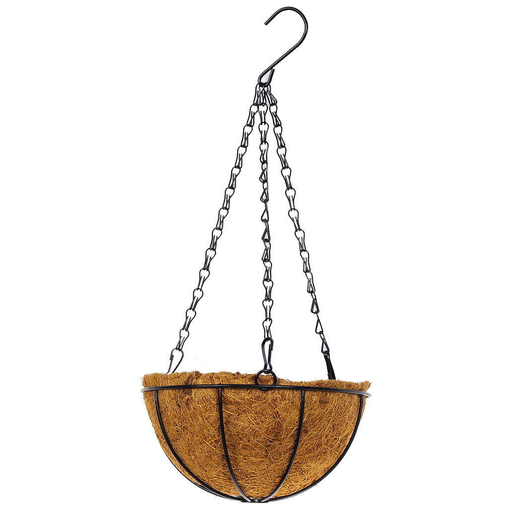 фото Кашпо подвесное сфера 20см коковита кокос. Волокно Y4-4025 I.K